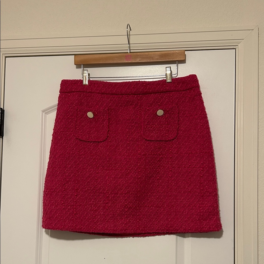 Women’s Pink Size 12 Maison d’Amelie Tweed Style Skirt